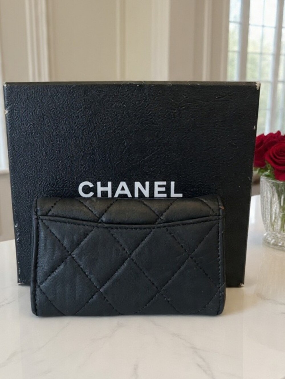 Chanel Classic 6 Key Holder and Card Case Black Lambskin✨️ - Picture 4 of 13